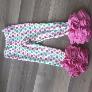 Mud pie girls Christmas pants size 3t